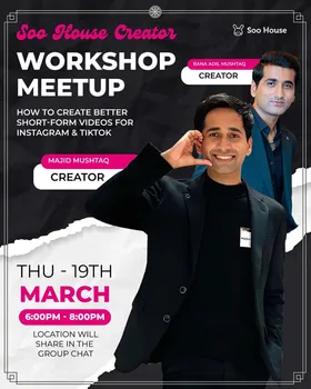 Soo House Creator workshop meetup
