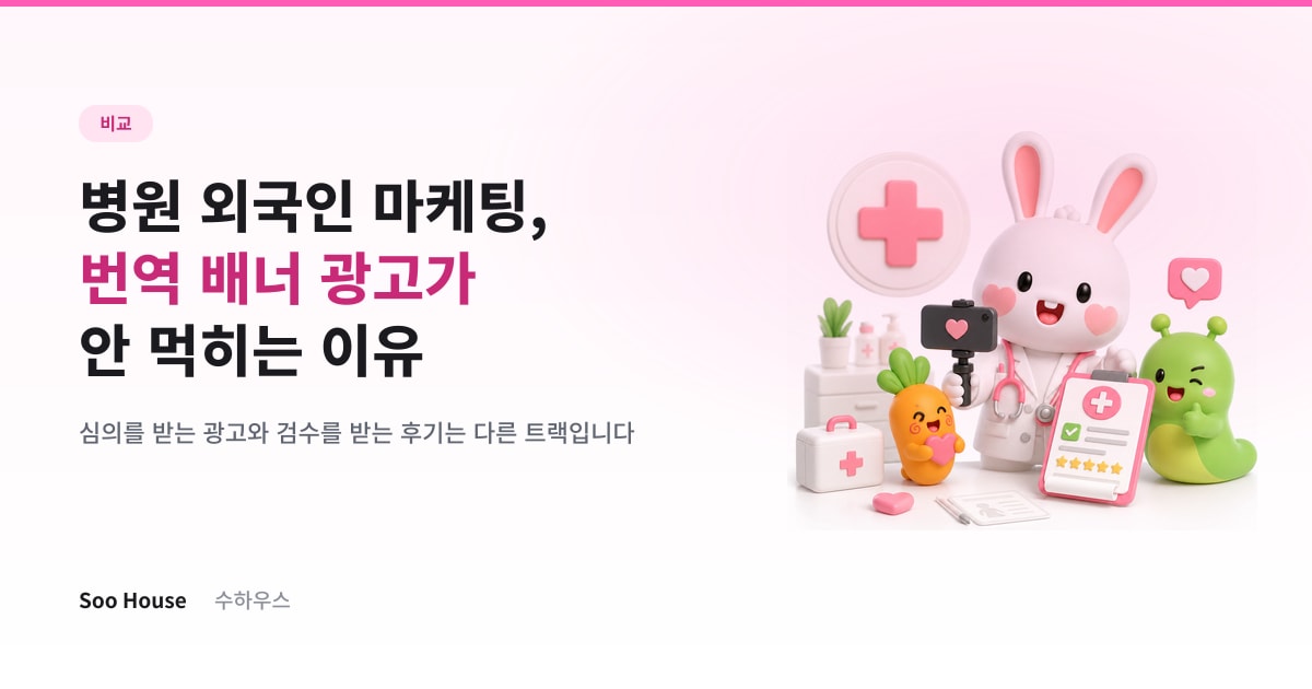 병원 외국인 마케팅, 번역 배너 광고가 안 먹히는 이유